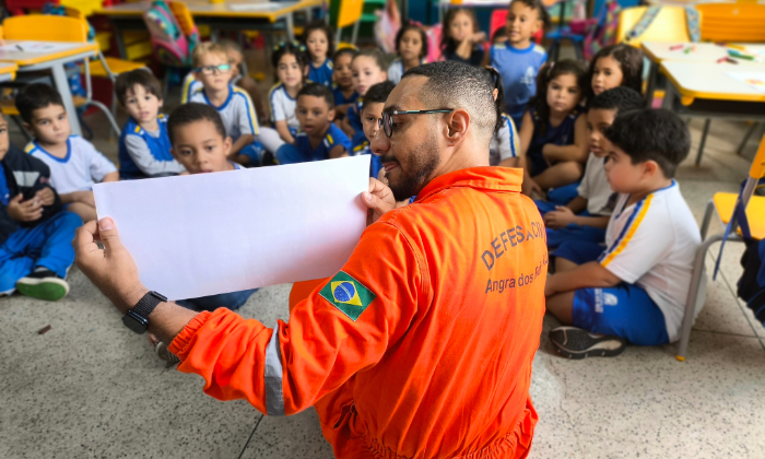 Simulado de situação de risco reforça cultura de prevenção nas escolas de Angra