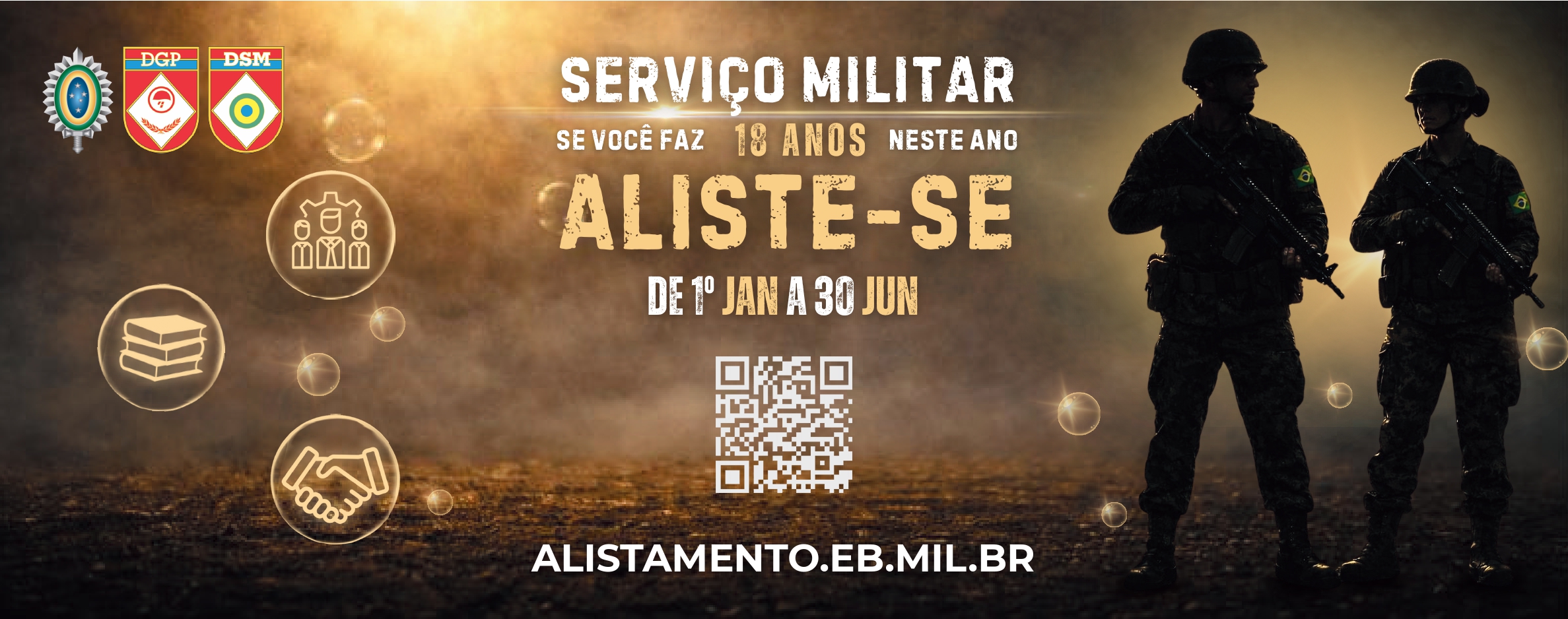 Banner Alistamento Militar