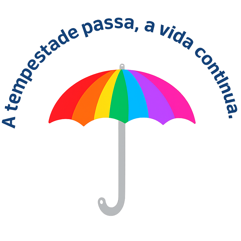 Imagem do 'A tempestade passa, a vida continua'