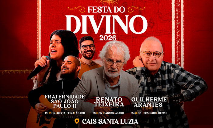 Capa da notícia: Festa do Divino de Angra terá Guilherme Arantes e Renato Teixeira