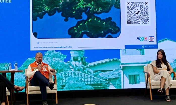 Capa da notícia: Angra apresenta estratégias de adaptação climática em encontro nacional