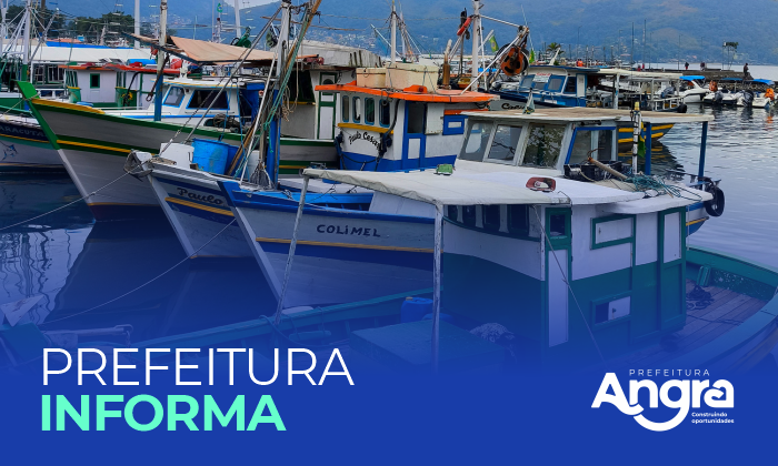 Capa da notícia: Pescadores de Angra poderão regularizar embarcações entre 12 e 14 de agosto