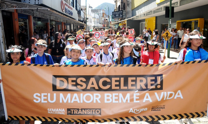 Capa da notícia: Angra promove Semana Nacional de Trânsito com ações de conscientização