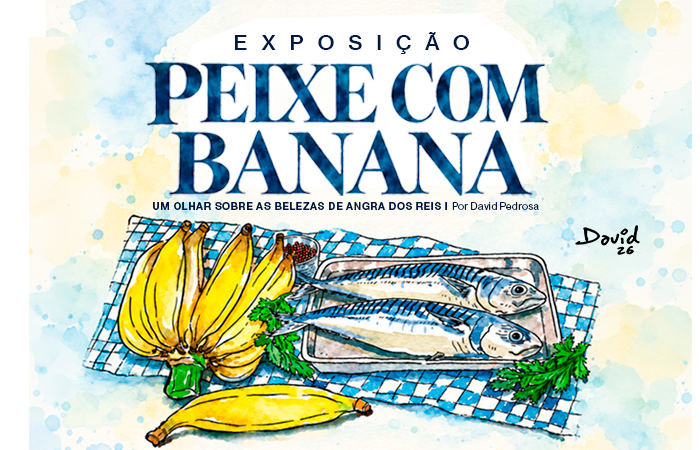 Capa da notícia: Exposição reúne aquarelas inspiradas nas belezas de Angra dos Reis