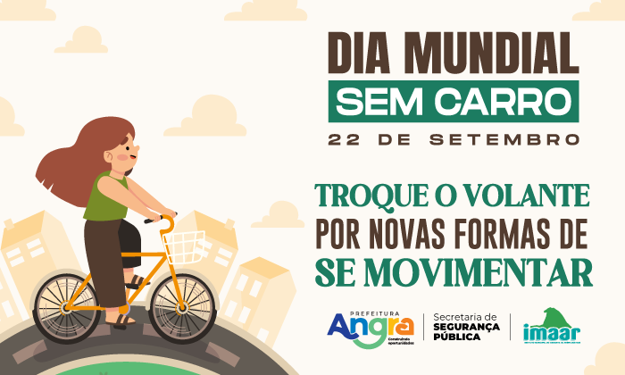 Capa da notícia: Angra promove o Dia Mundial sem Carro